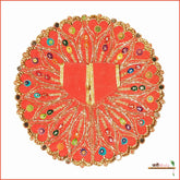 Shaneel Jarkan Stone Work Gajri Laddu Poshak